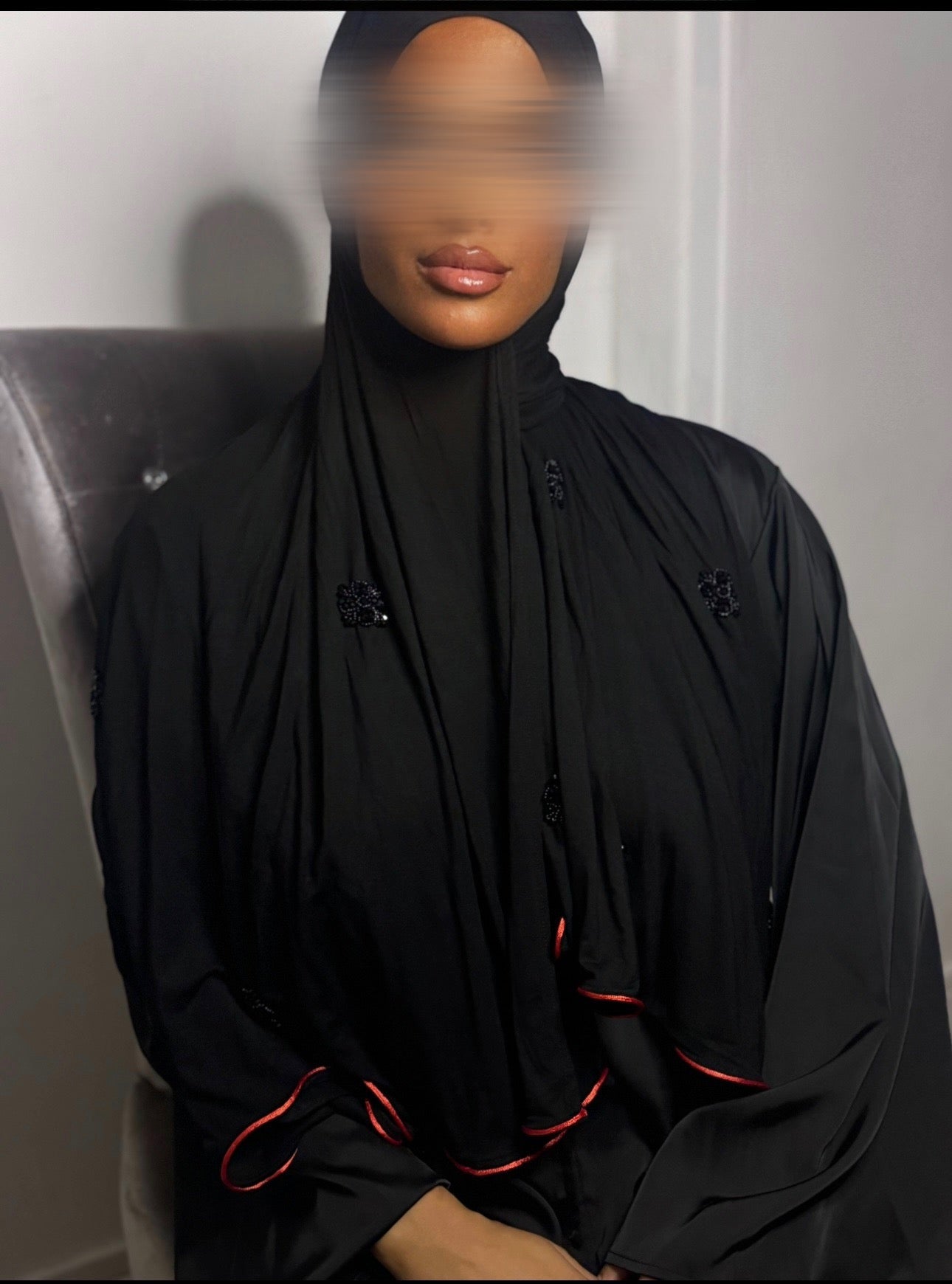 HIJAB DOLLS BLACK RED DUBAI