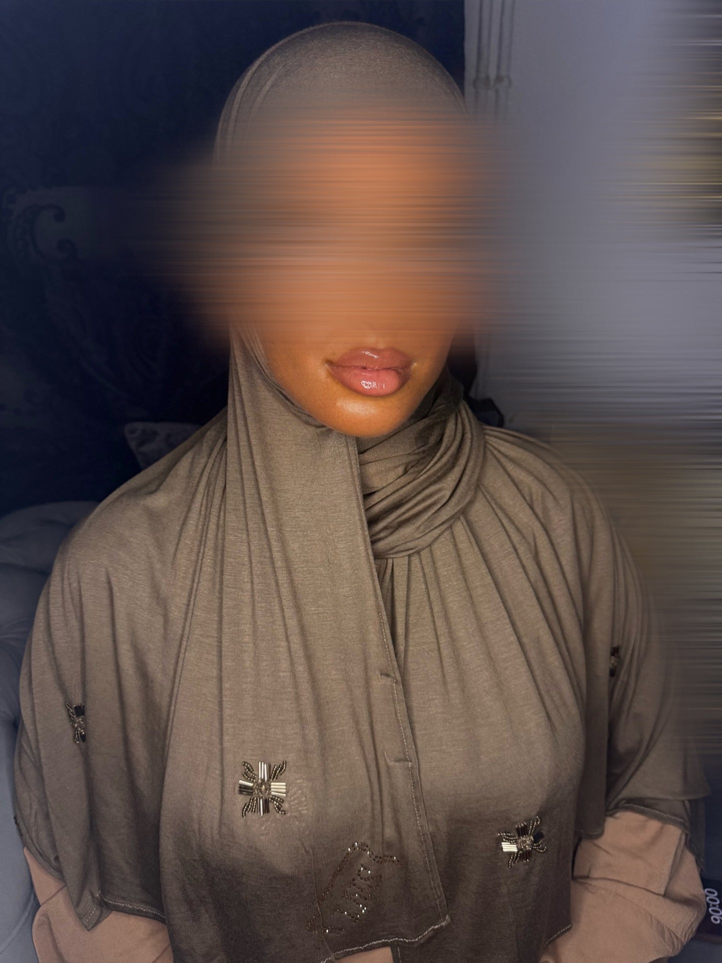Hijab collection ruby taupe