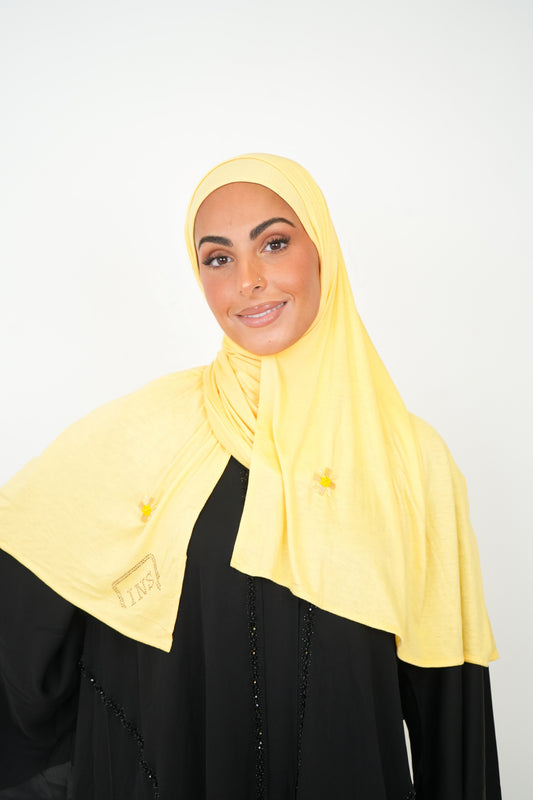 Hijab collection ruby jaune