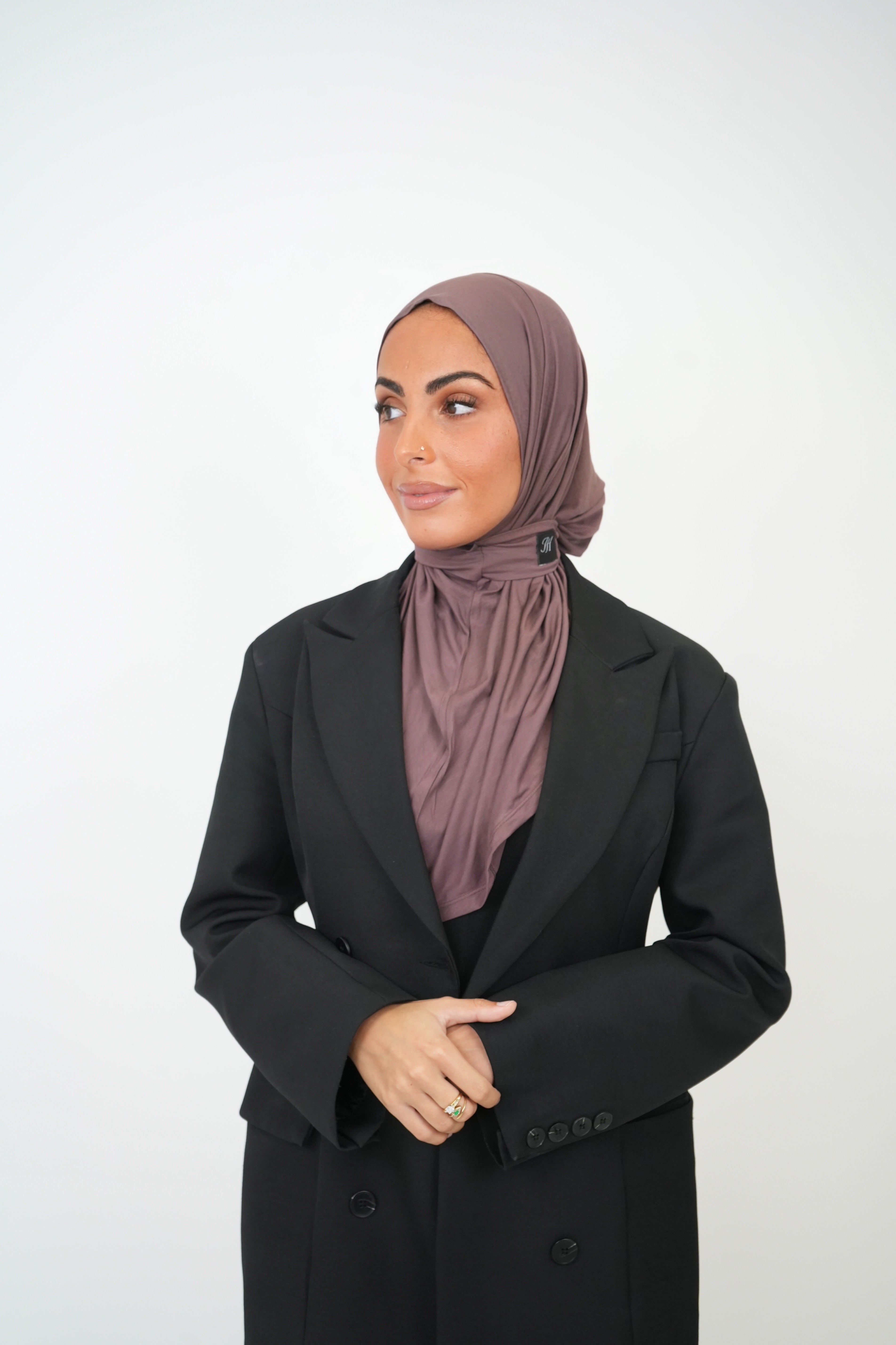 Hijab instant bamboo Brown