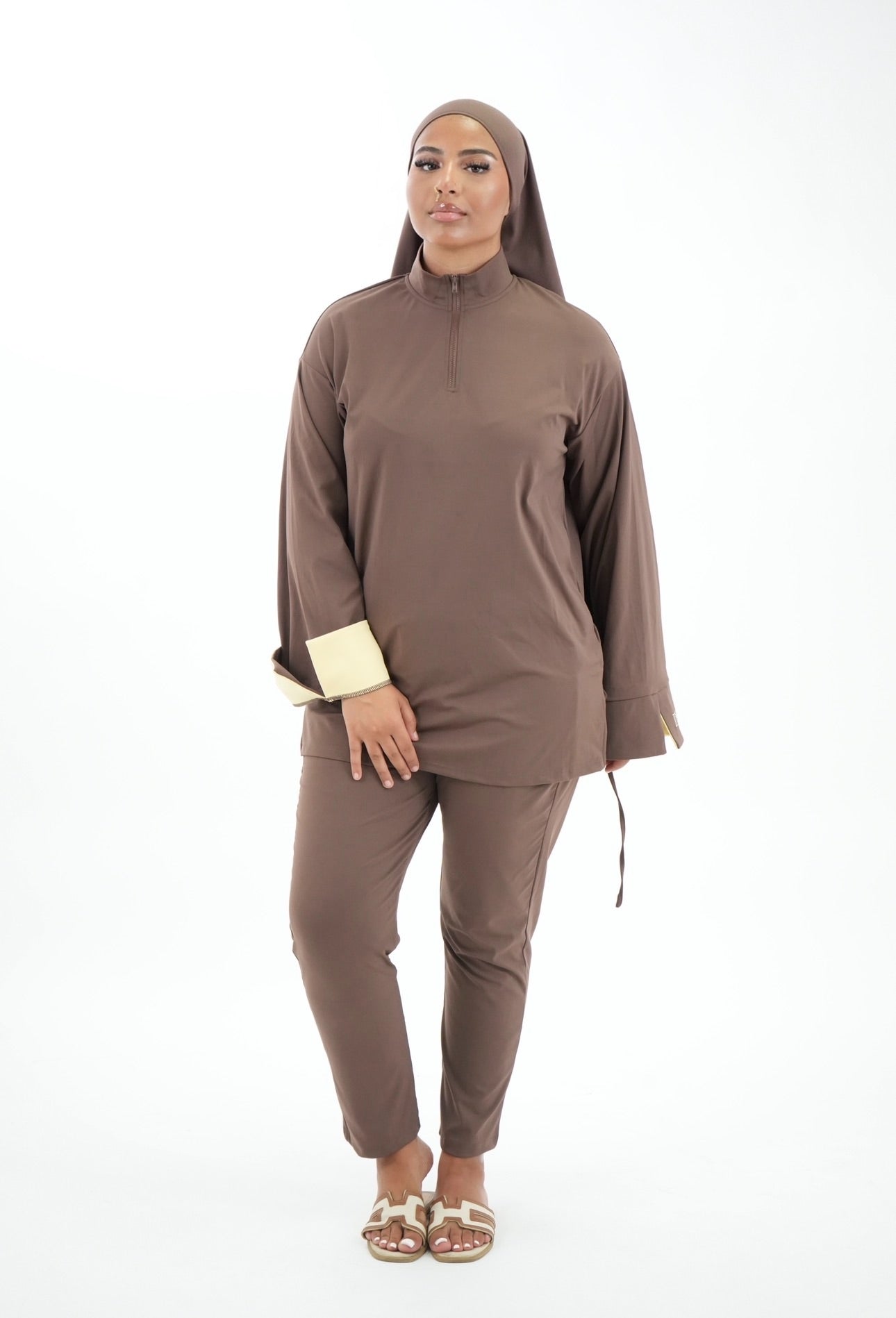 BURKINI BROWN PASTEL
