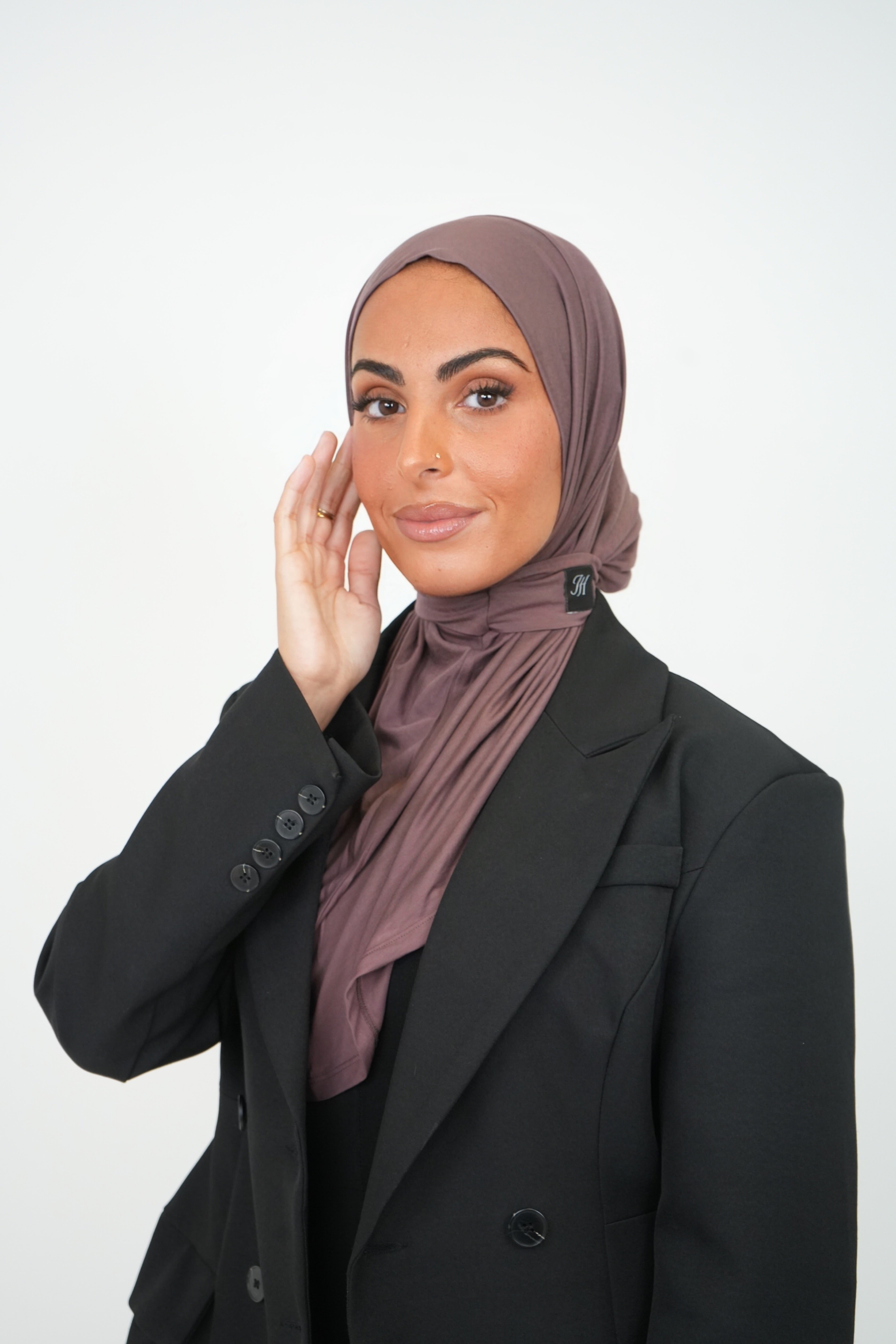 Hijab instant bamboo Brown