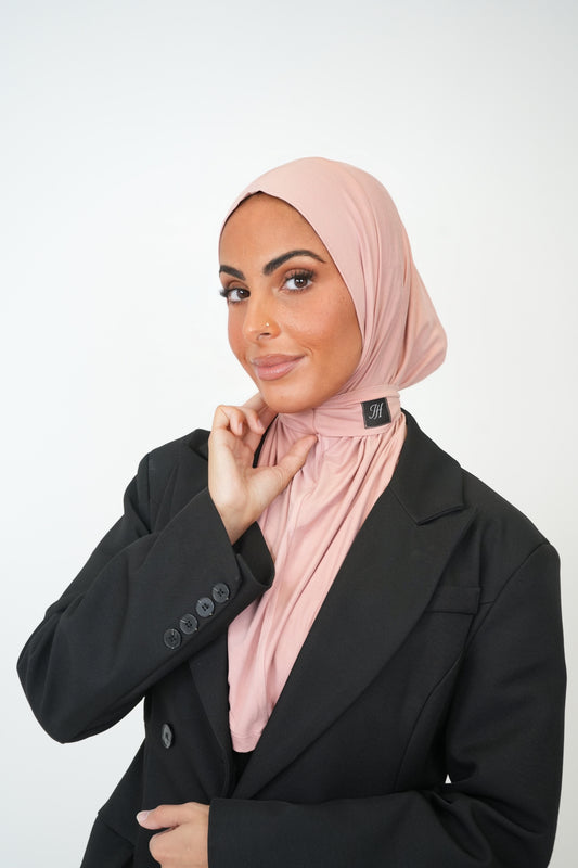 Hijab instant bamboo pink baby