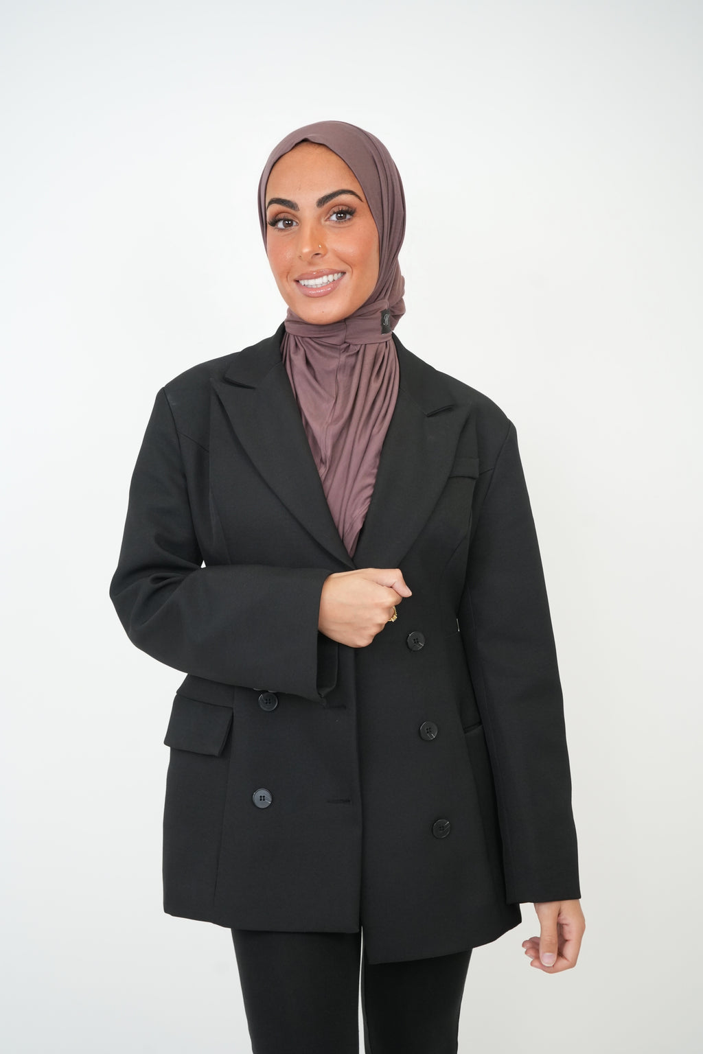 Hijab instant bamboo Brown