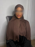 HIJAB CLASSY STRASS BROWN