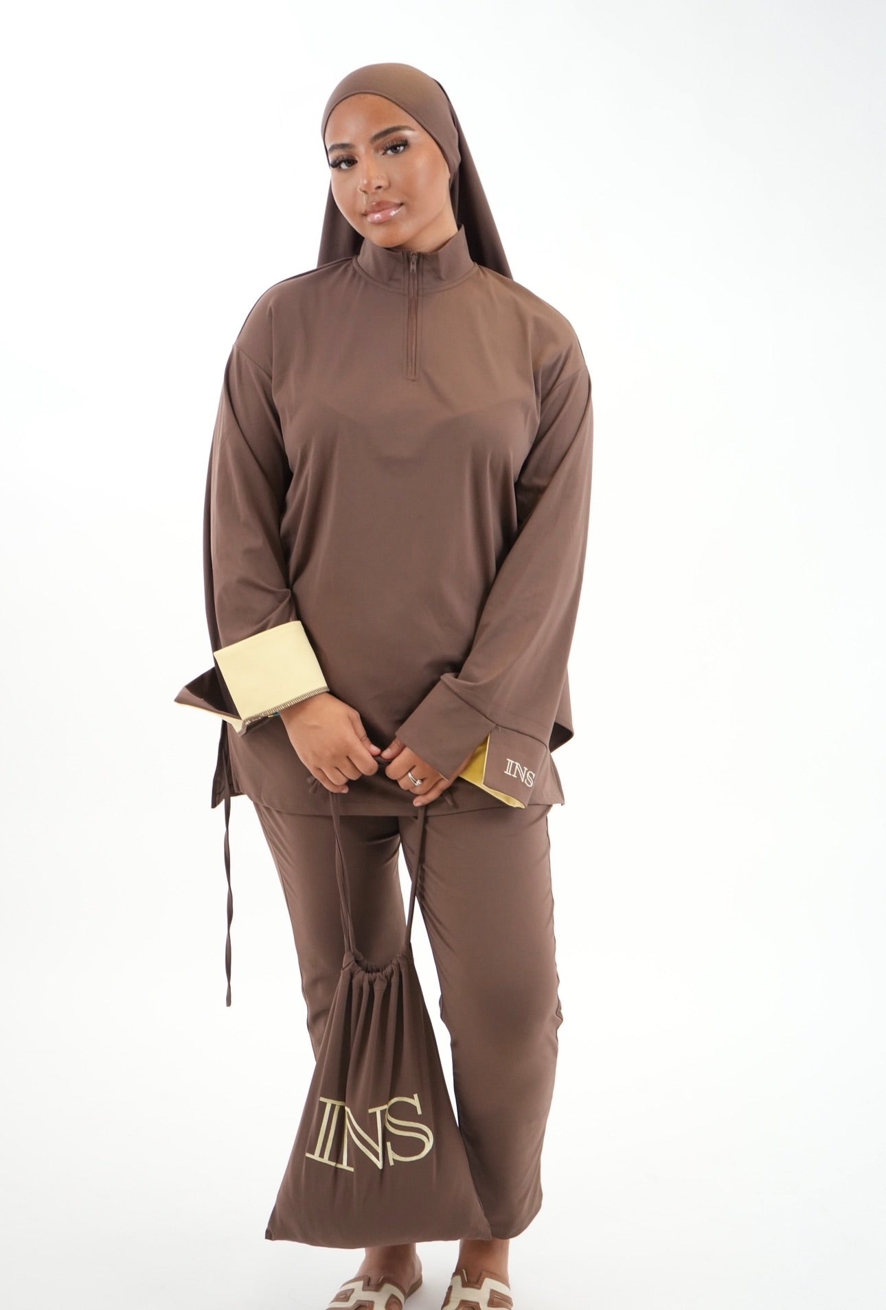 BURKINI BROWN PASTEL