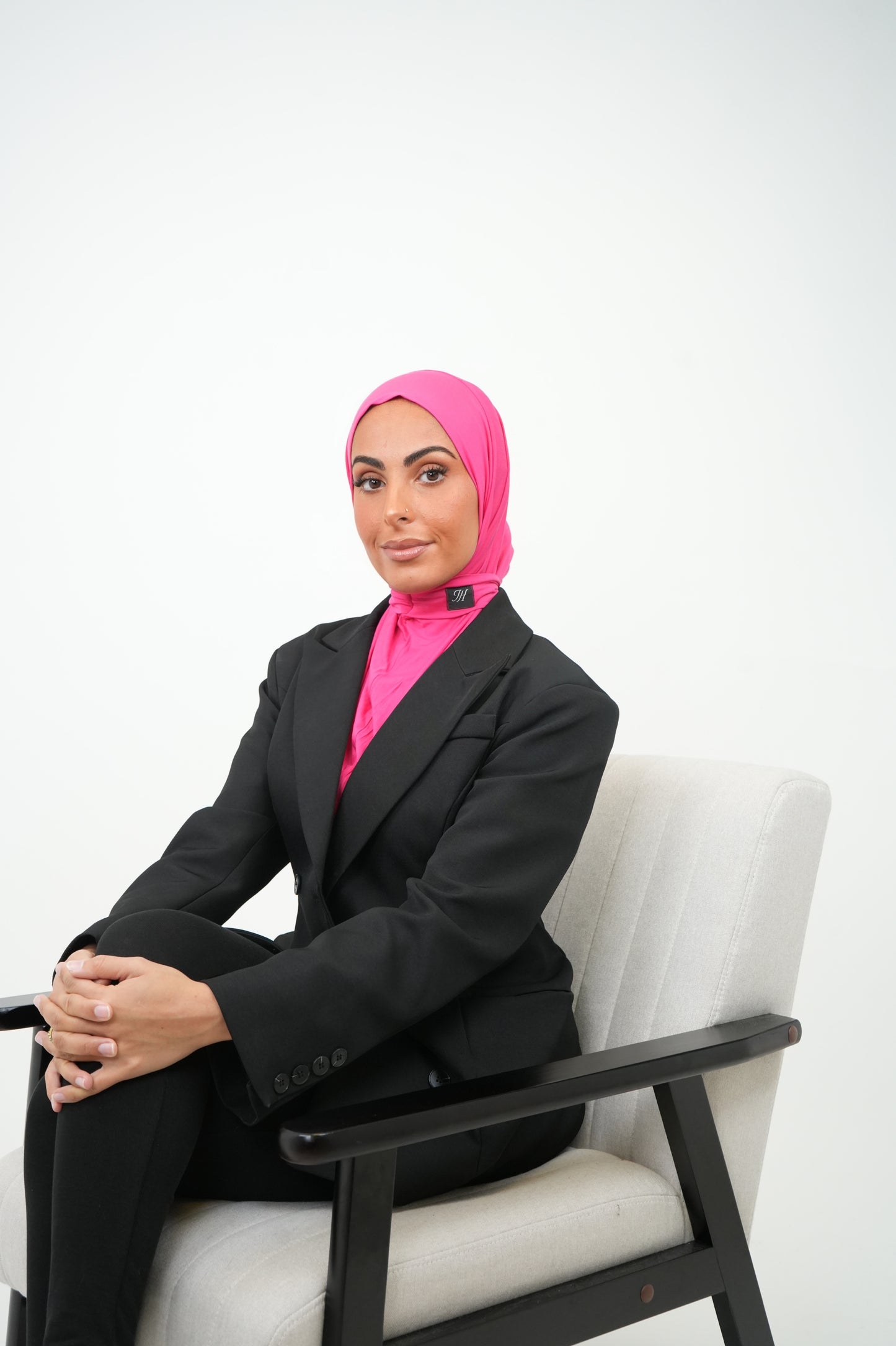 Hijab instant bamboo pink fushia