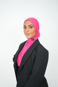 Hijab instant bamboo pink fushia