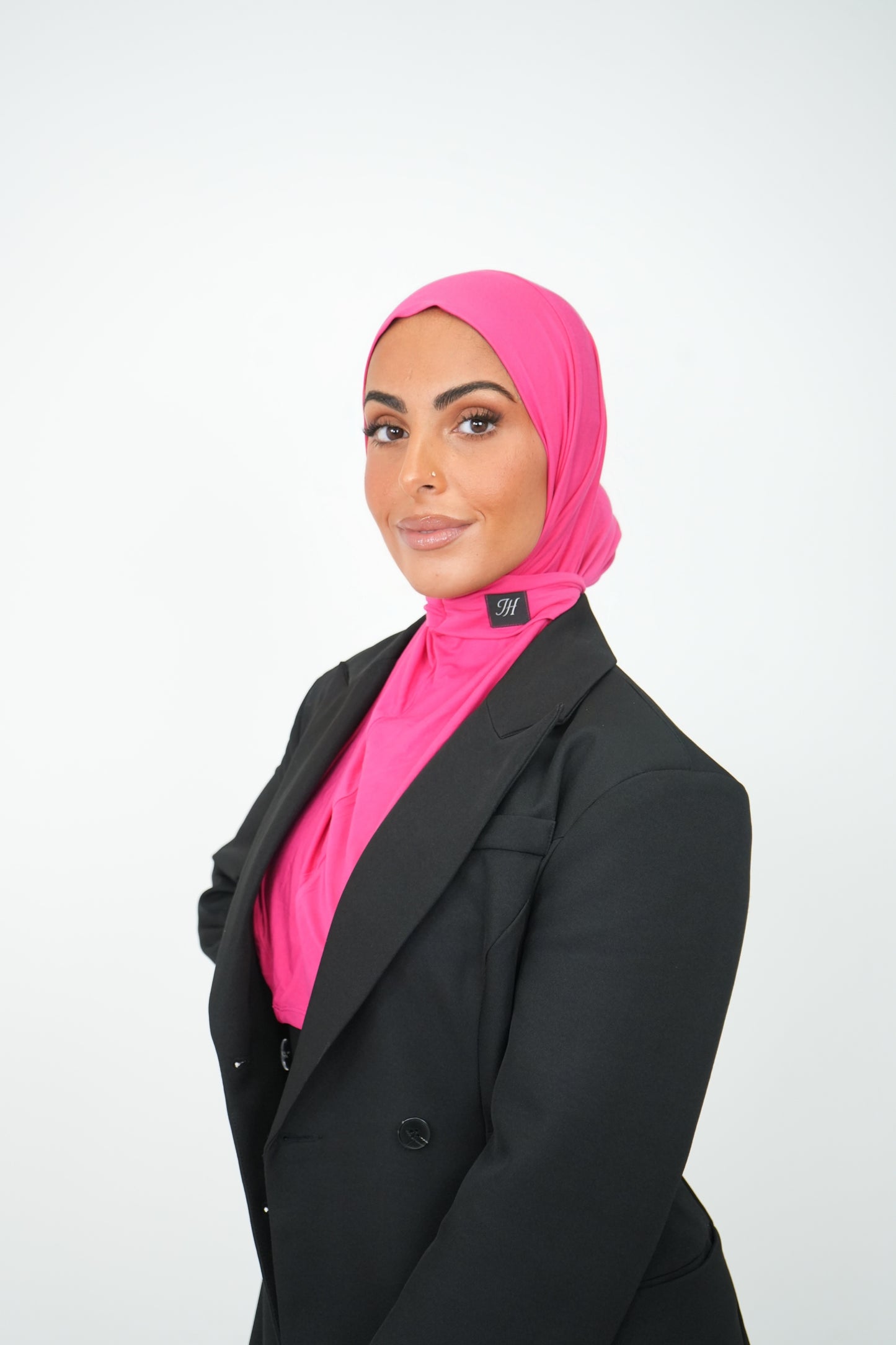 Hijab instant bamboo pink fushia