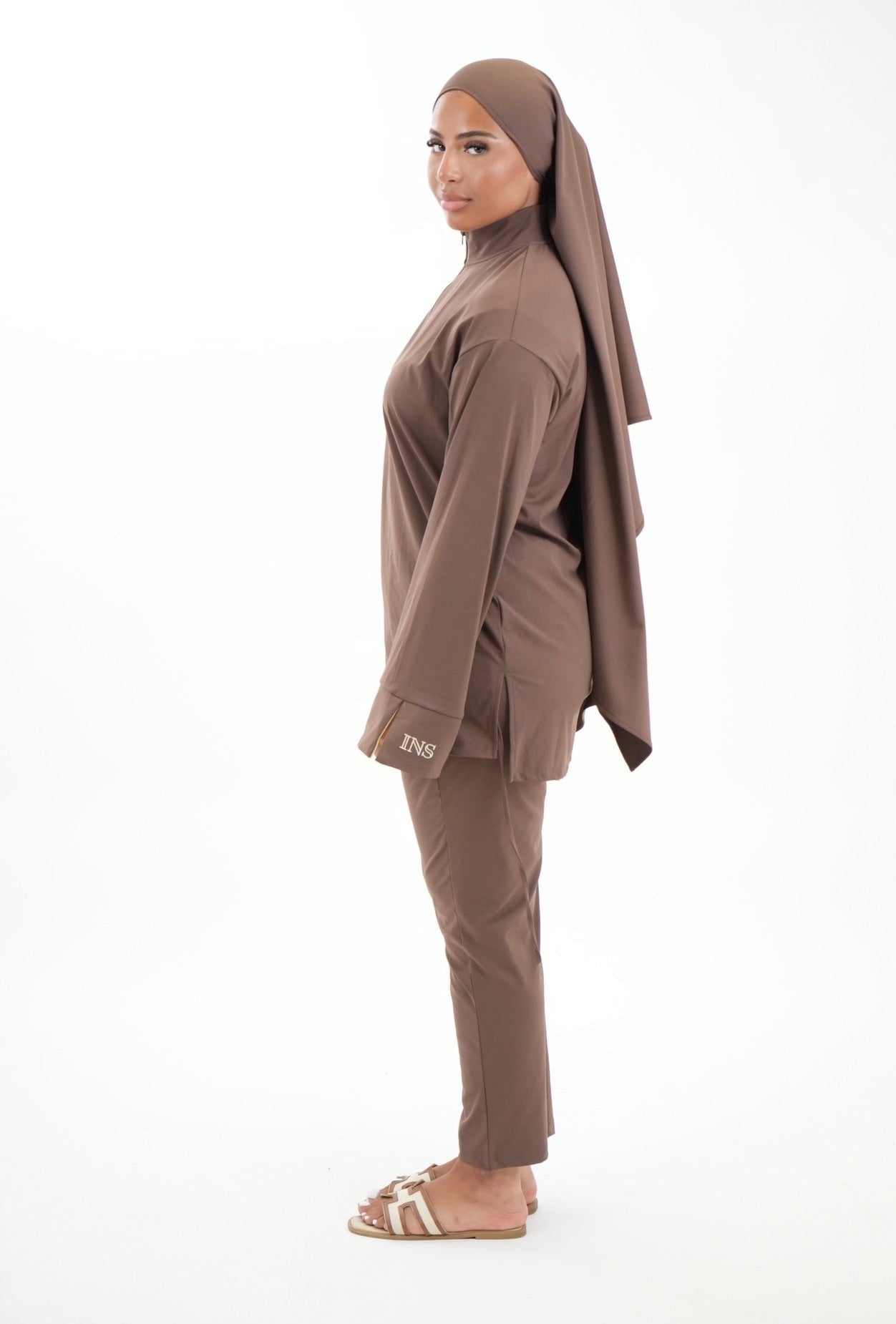 BURKINI BROWN PASTEL