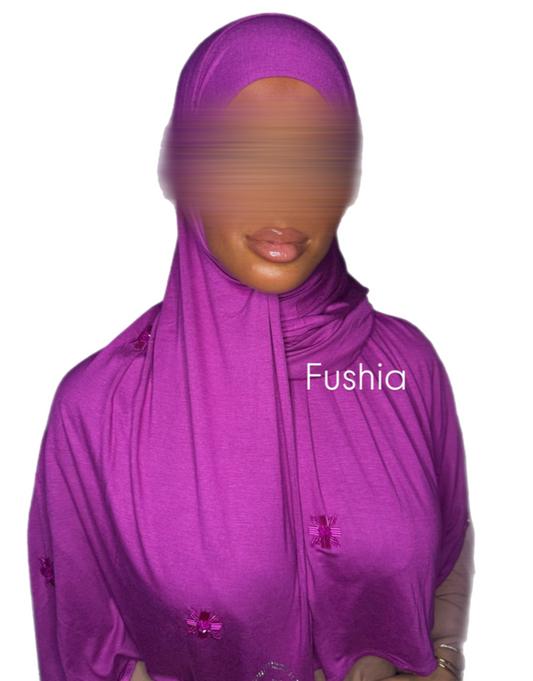 Hijab collection ruby fushia