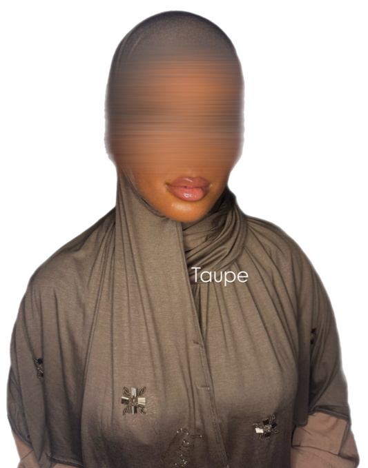 Hijab collection ruby taupe
