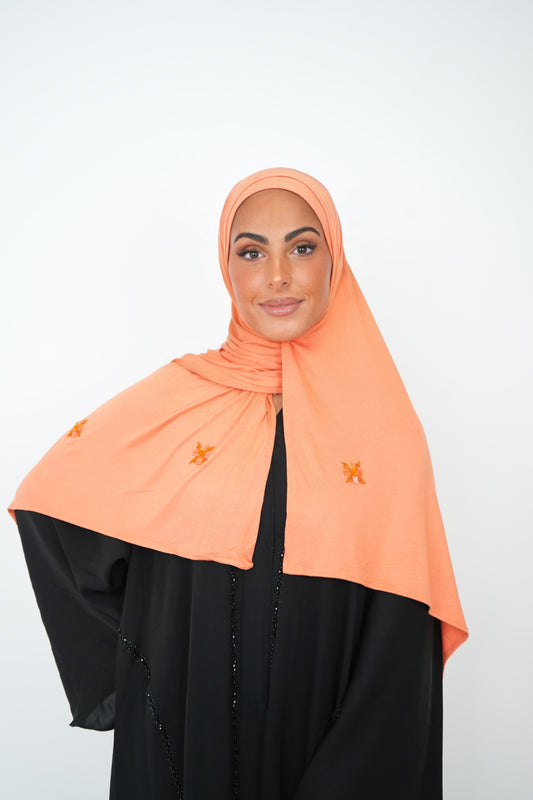 Hijab collection ruby orange