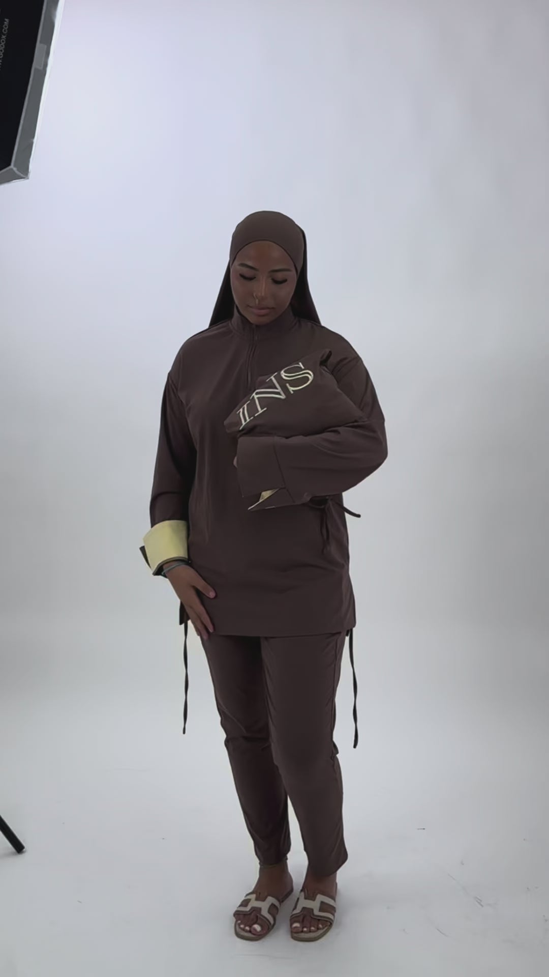 BURKINI BROWN PASTEL
